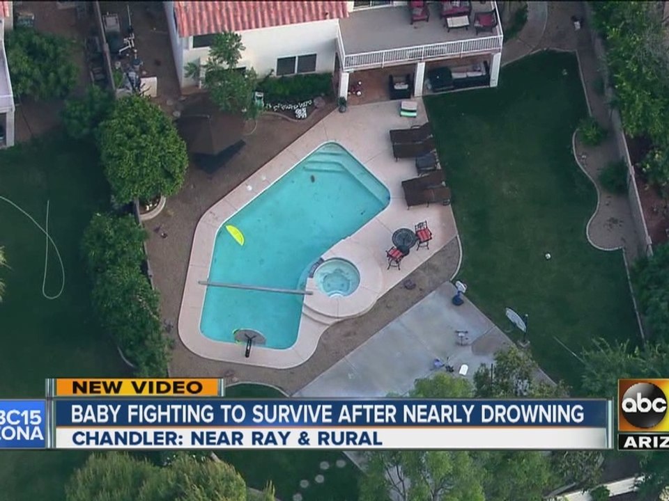 Baby fighting to survive after near drowning in Chandler