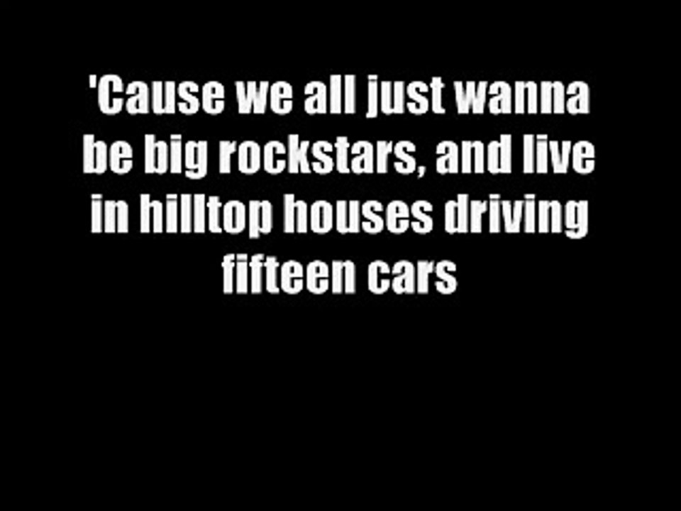 Nickelback - Rockstar (uncensored w_ lyrics) ---BETTER VERSION---