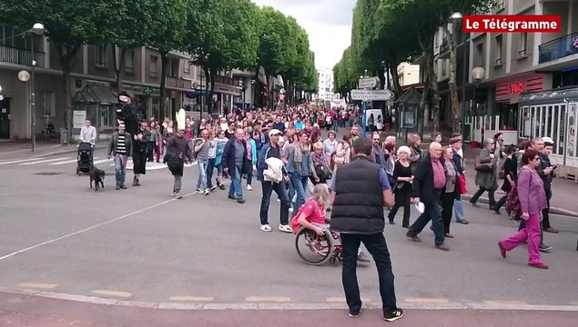 Lorient. Manif anti-herbicides : Monsanto conspuée