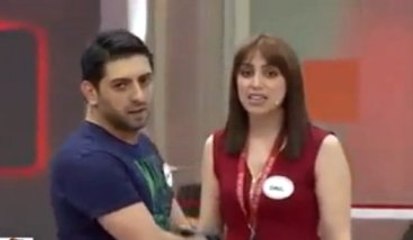 Halteri Kaldıramayan Yarışmacı, Eşinin Hışmına Uğradı