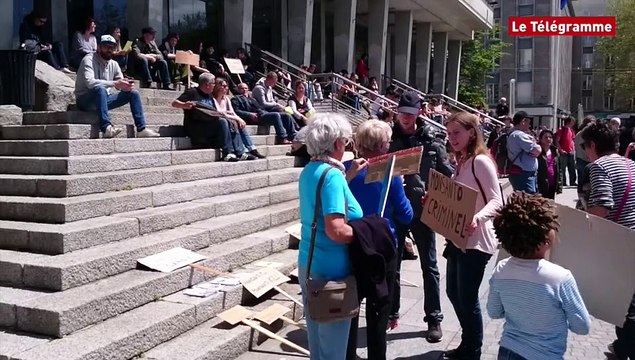 Brest. Une centaine de manifestants anti-Monsanto