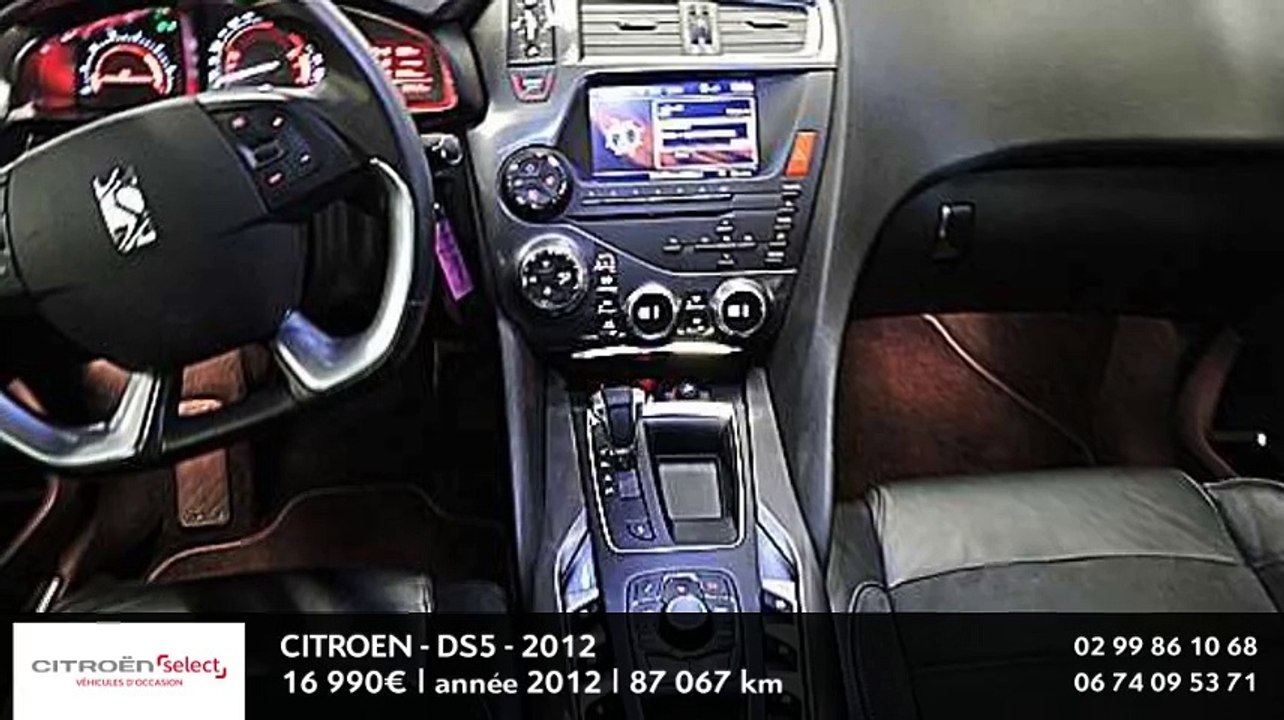 Annonce Occasion CITROëN DS5 e-HDi 115 Airdream So Chic BMP6 2012