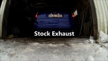 Ford Mondeo ST220 Estate JP Stainless steel Exhaust Before And After