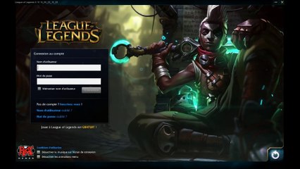 Interface de connexion Ekko fractureur du temps - League of legends [FR]