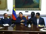 Últimas palabras de Hugo Chávez para Vanezuela! Cantando el himno y despidiendose.