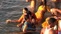 Lakhs of devotees flock Ganga Ghat in Varanasi during Maha Shivratri festival