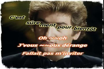 KARAOKE EDDY MITCHELL - J'vous dérange