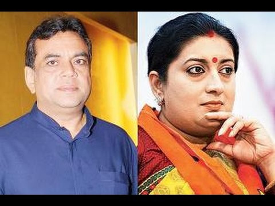 Smriti Irani & Paresh Rawal, Newly Elected MPs Hold Up Film Shoots - BT