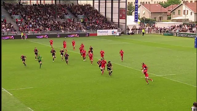 TOP14 - Lyon - Grenoble: Essai Rory Grice (GRE) - J26 - Saison 2014/2015