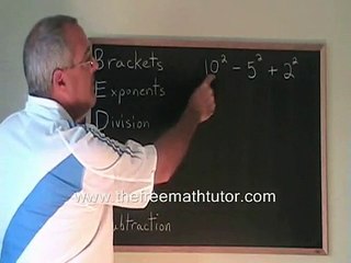 BEDMAS with Exponents