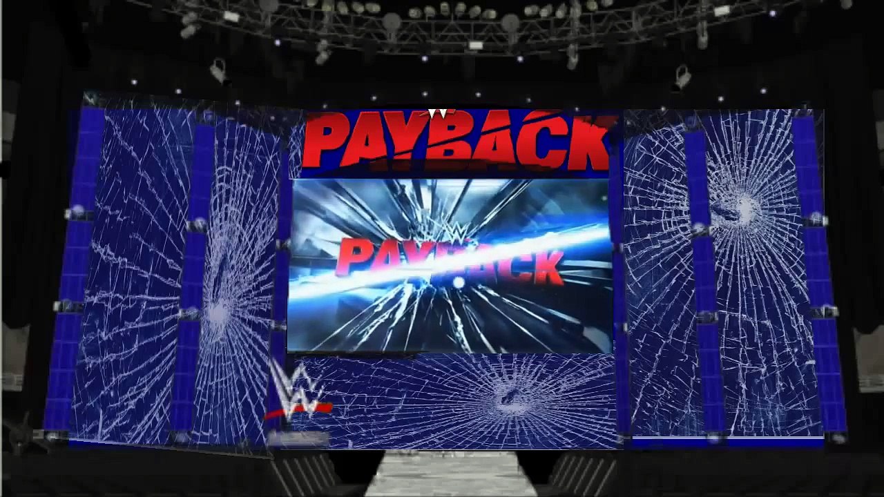 WWE PAYBACK PYRO STAGE ANIMATION + SHEAMUS ENTRANCE - LUNATICWWEDESIGNS