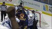 Jordan Leopold goal in wild scrum. Toronto Maples Leafs vs Buffalo Sabres 4/3/12 NHL Hockey
