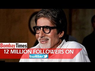 Big B Touches 12 Million Followers on Twitter - BT