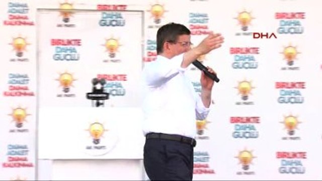 Sakarya - Başbakan Davutoğlu AK Parti Sakarya Mitinginde Konuştu 1