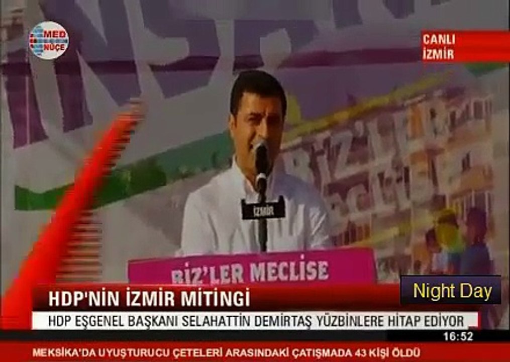 Selahattin Demirtaş Hdp İZMİR Mitingi 23 Mayıs 2015