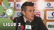 Conférence de presse US Orléans - FC Sochaux-Montbéliard (1-0) : Olivier FRAPOLLI (USO) - Olivier ECHOUAFNI (FCSM) - 2014/2015