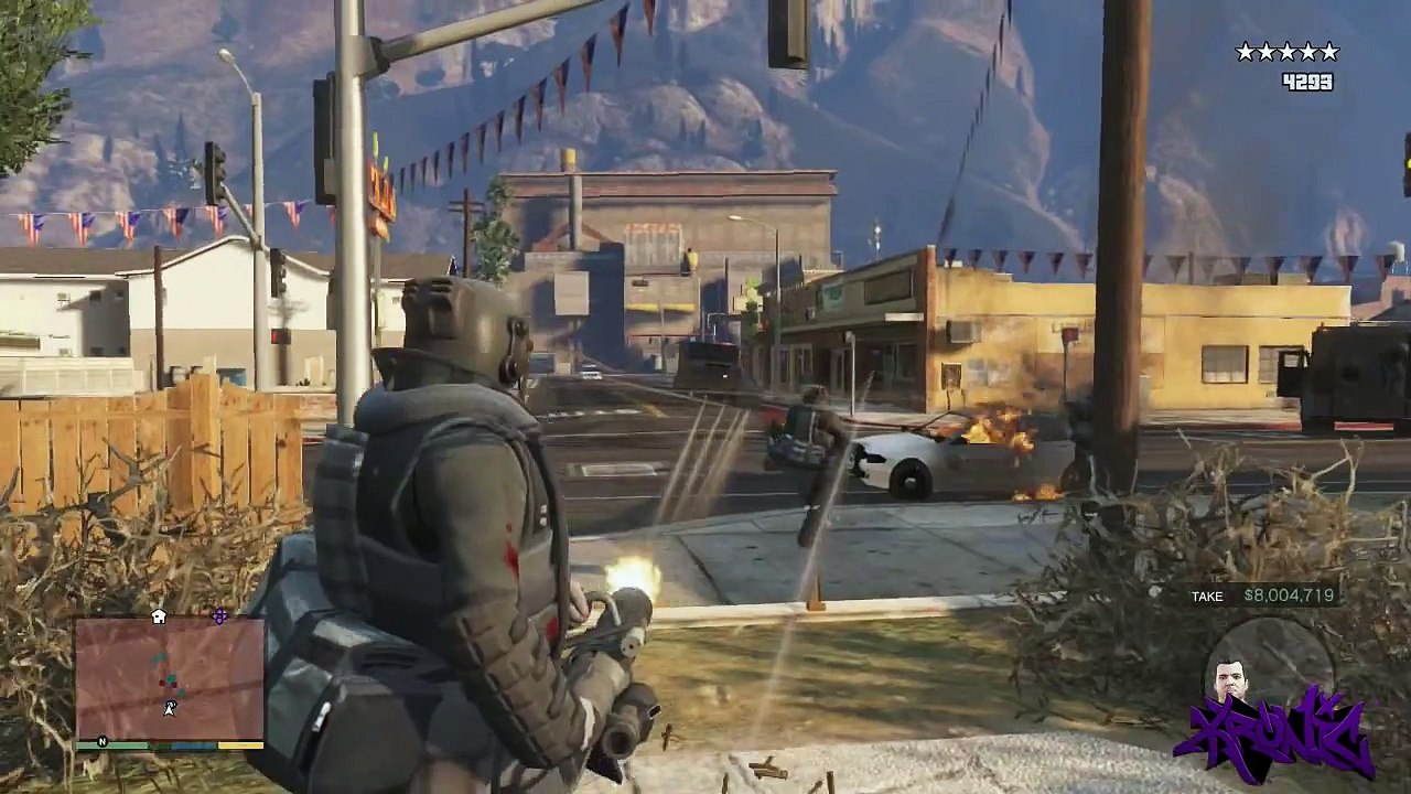 GTA 5: Juggernaut Suit Bank Heist Mission - The Paleto Score - GTA V Gameplay