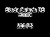 Skoda Octavia RS Combi Burnout