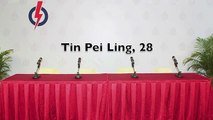 Tin Pei Ling being introduced as a PAP new candidate (Chinese)