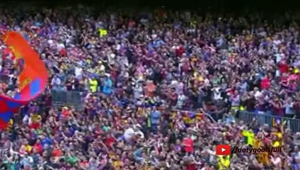 Xavi breaks down in tears after standing ovation from Barça fans on final league appearance