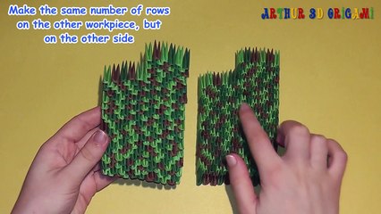 3D origami armored car (Hummer, bus) tutorial