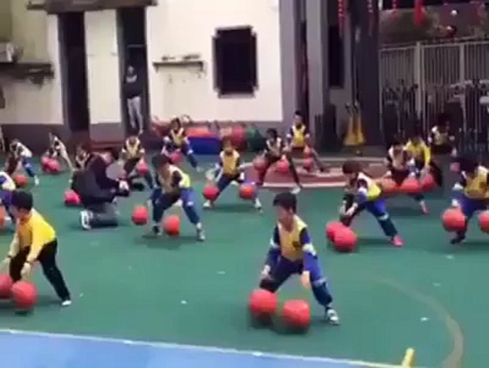 Entrainement Basket ball en corée du sud