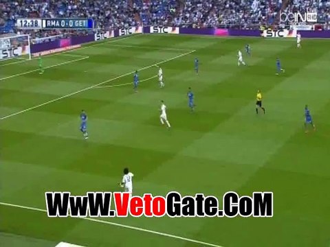 كريستيانو رونالدو يتقدم بالهدف الاول ريال مدريد فى خيتافى