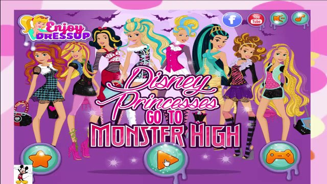 disney princess go to monster high