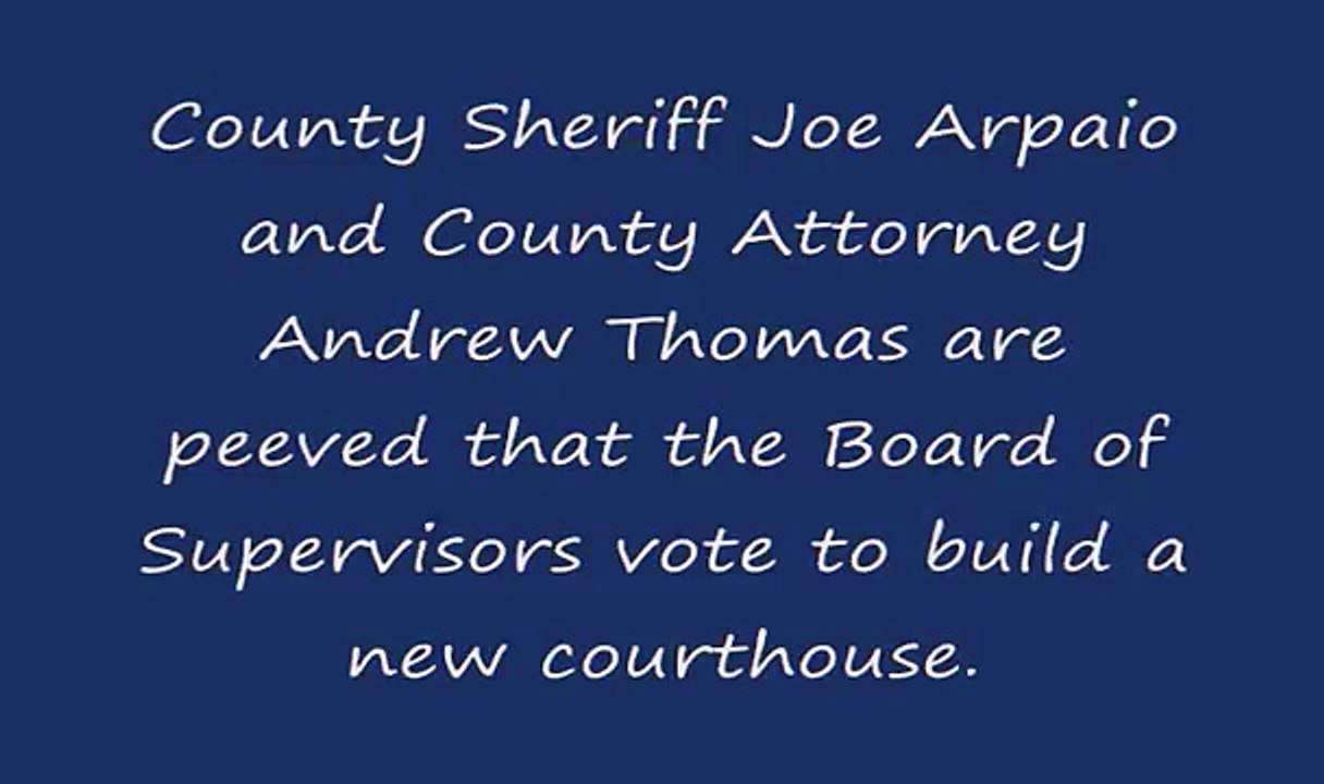 "Goodbye Joe" - Sheriff Joe Arpaio song