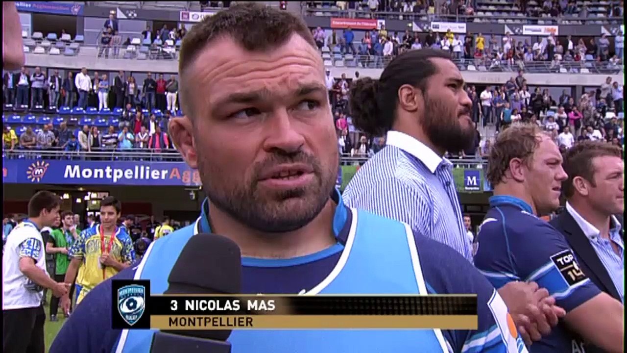 TOP14 - Montpellier - Clermont: interview de Nicolas Mas