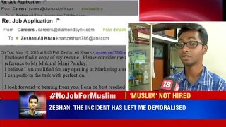 Muslim jobs application rejected in India ( World Largest Democracy )