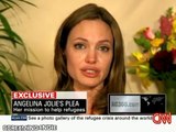 Angelina Jolie in Anderson Cooper360°　World Refugee Day 