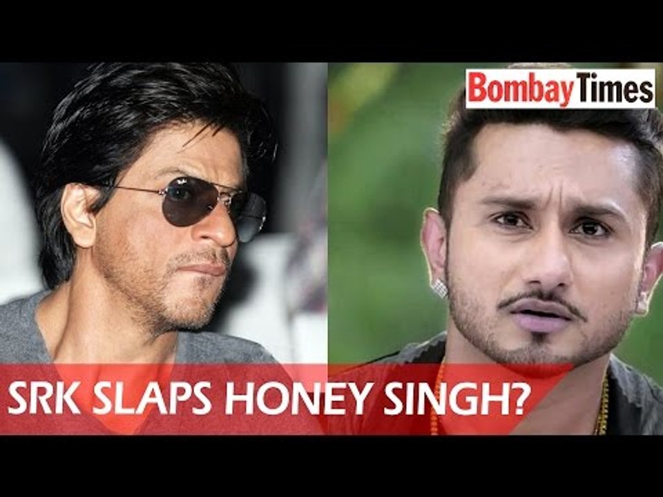 Shah Rukh Khan Did Not SLAP Yo Yo HONEY Singh? - BT