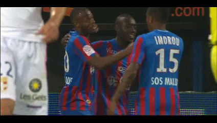 Goal Bazile - Caen 1-0 Evian TG - 23-05-2015