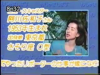 アラフォー時代の阿川佐和子さん