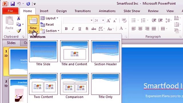 PowerPoint 2010 Tutorial 4 of 6 - PowerPoint Charts and PowerPoint Tables