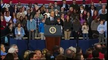 Raw Video: Obama Interrupted by Hecklers