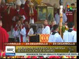 Finaliza ceremonia de beatificación de Monseñor Romro