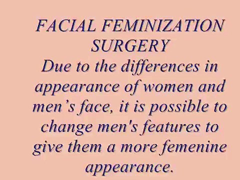 MTF- Facial Feminization Surgery- Male to Female Transsexual.wmv