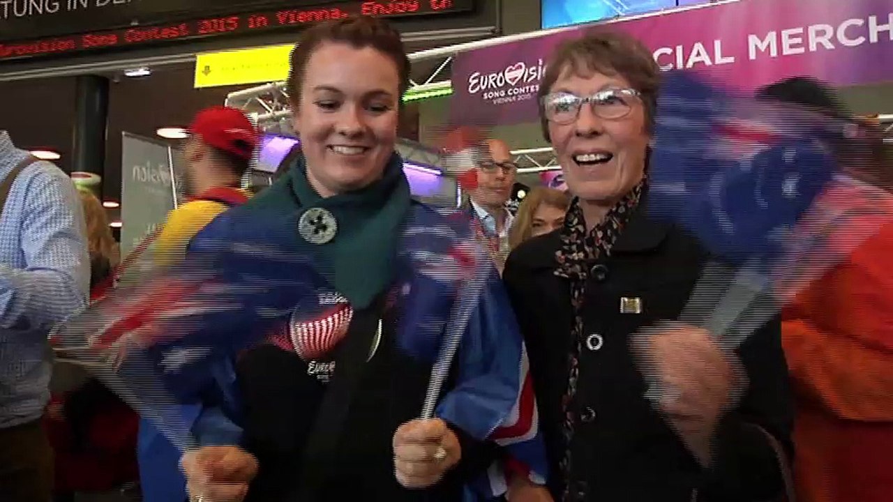 Fans arrive for last rehearsal for Eurovision song contest