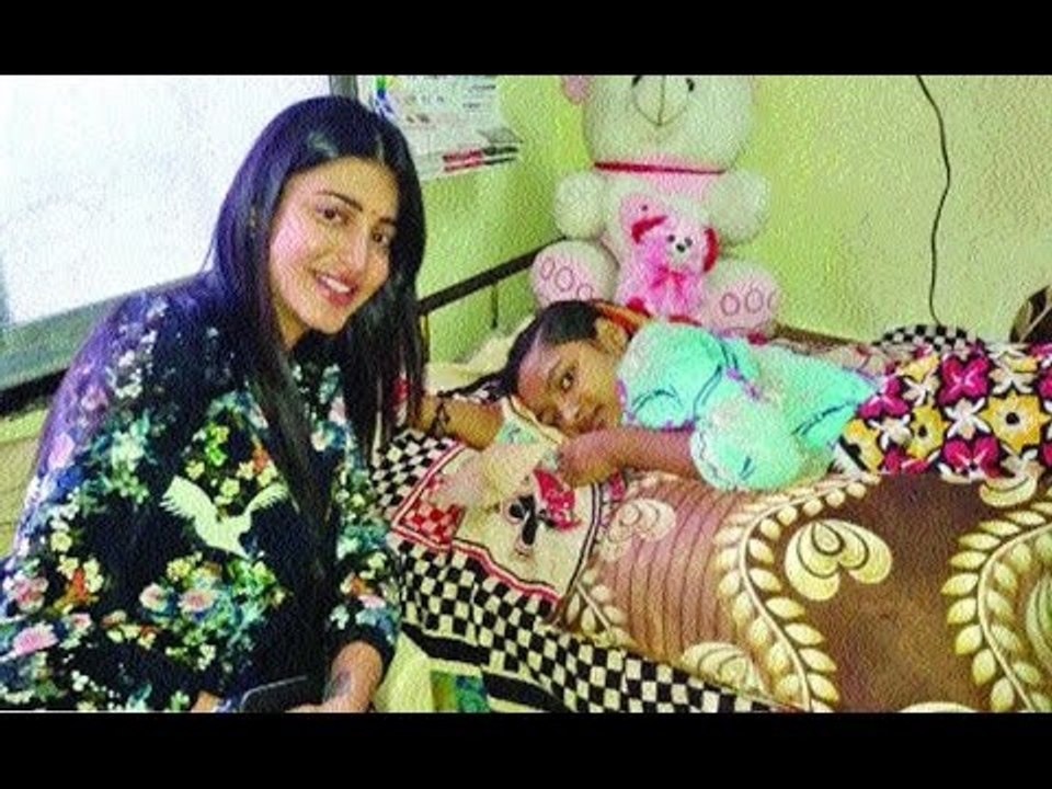 Shruti Haasan Fulfills A Little Girl's Last Wish - BT