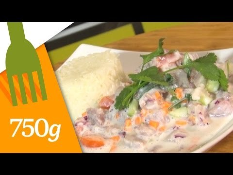Recette de Poisson cru à la Polynésienne - 750 Grammes