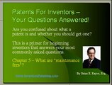 Patents For Inventors Chapter 5 - What are maintenance fees?