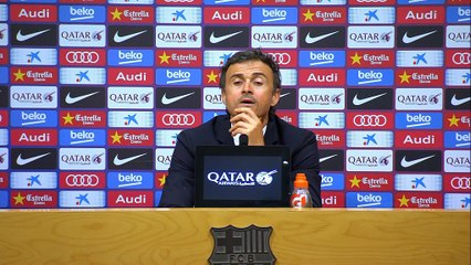 Luis Enrique: ''Este trofeo marca lo que has hecho durante la temporada''