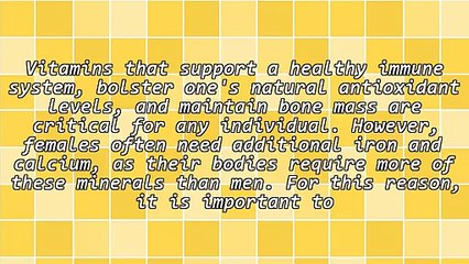 Taking A Multivitamin For Women Is A Wise Course Of Action