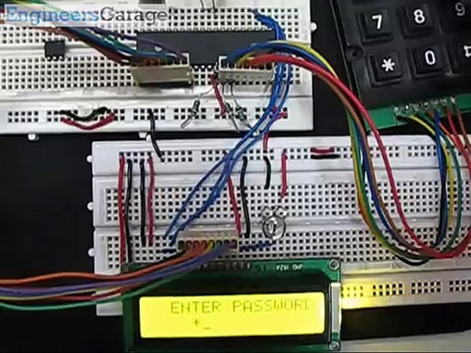 Electronic Code Lock Project using 8051 Microcontroller