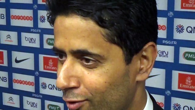 Réaction de Nasser AL KHELAIFI en zone mixte après PSG-Reims (3-2)