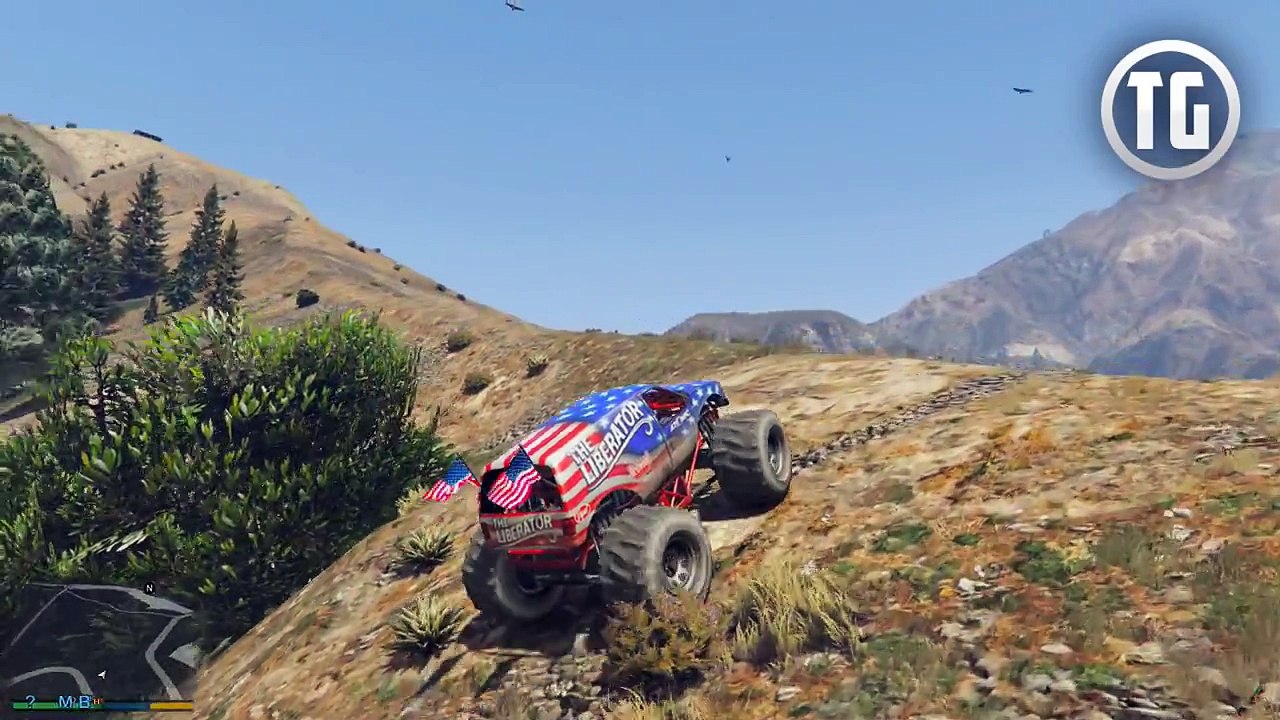 GTA 5 - Liberator Monster Truck Location in Single Player! (GTA V)