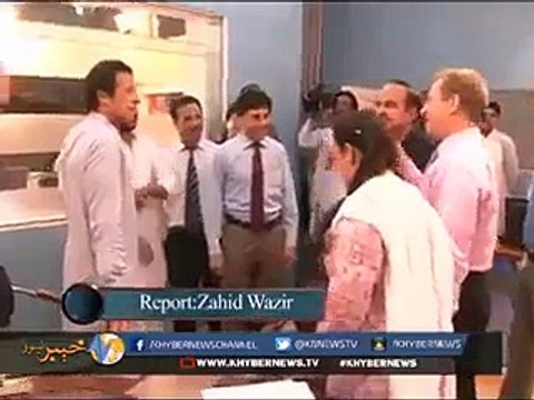 Watch Imran Khan’s Short Interview''Imran Khan Visited Khyber TV Office