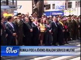 Tacna: Humala pide a jóvenes realizar servicio militar